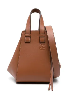 Hammock compact leather handbag