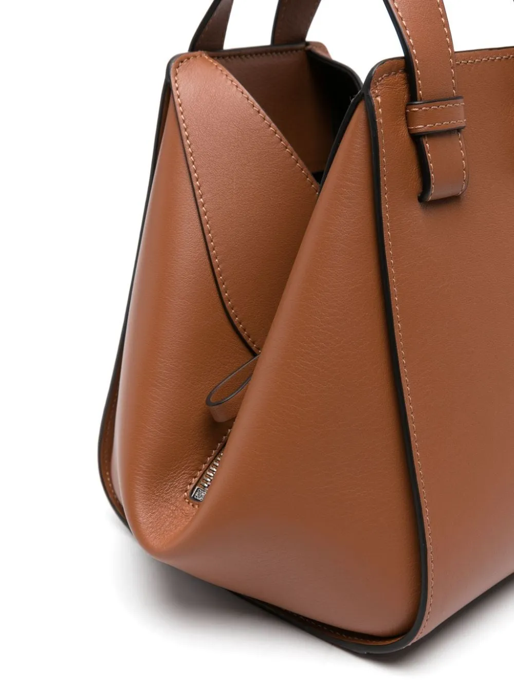 Hammock compact leather handbag