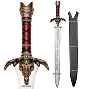 Handmade Conan The Barbarian Father's Sword Conan The Barbarian Atlantean Sword Real Conan The Barbarian Father Sword Conan Atlantean Sword Conan Sword 1095 High Carbon Steel viking sword real sword.