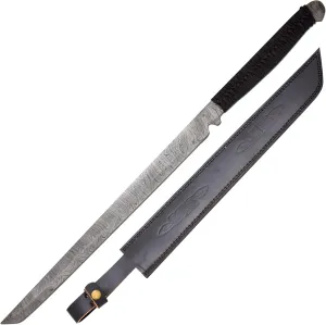 Handmade Forged Real Damascus Steel - Fixed Blade Tempered Viking Sword - Gladius Full Tang Swords