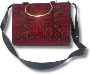 Handmade Palestinian Bags – Durable & Stylish Tatreez Embroidery and Kuffiyeh Pattern Shoulder & Tote Bags for Women