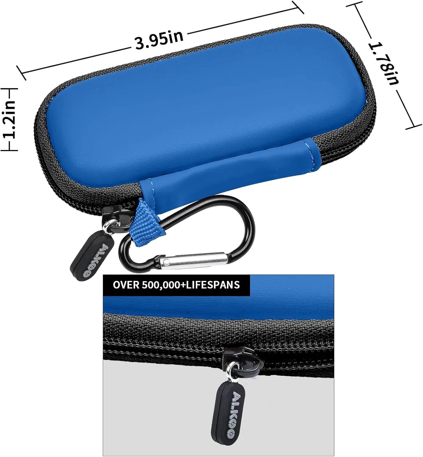 Heart Monitor Case Compatible with AliveCor Kardia Mobile ECG/for KardiaMobile 6L for Apple and Android Device - CASE ONLY (Dark Blue)