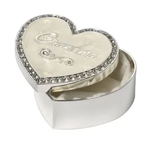 Heart Shaped Grandma Keepsake Box (1 1/2")