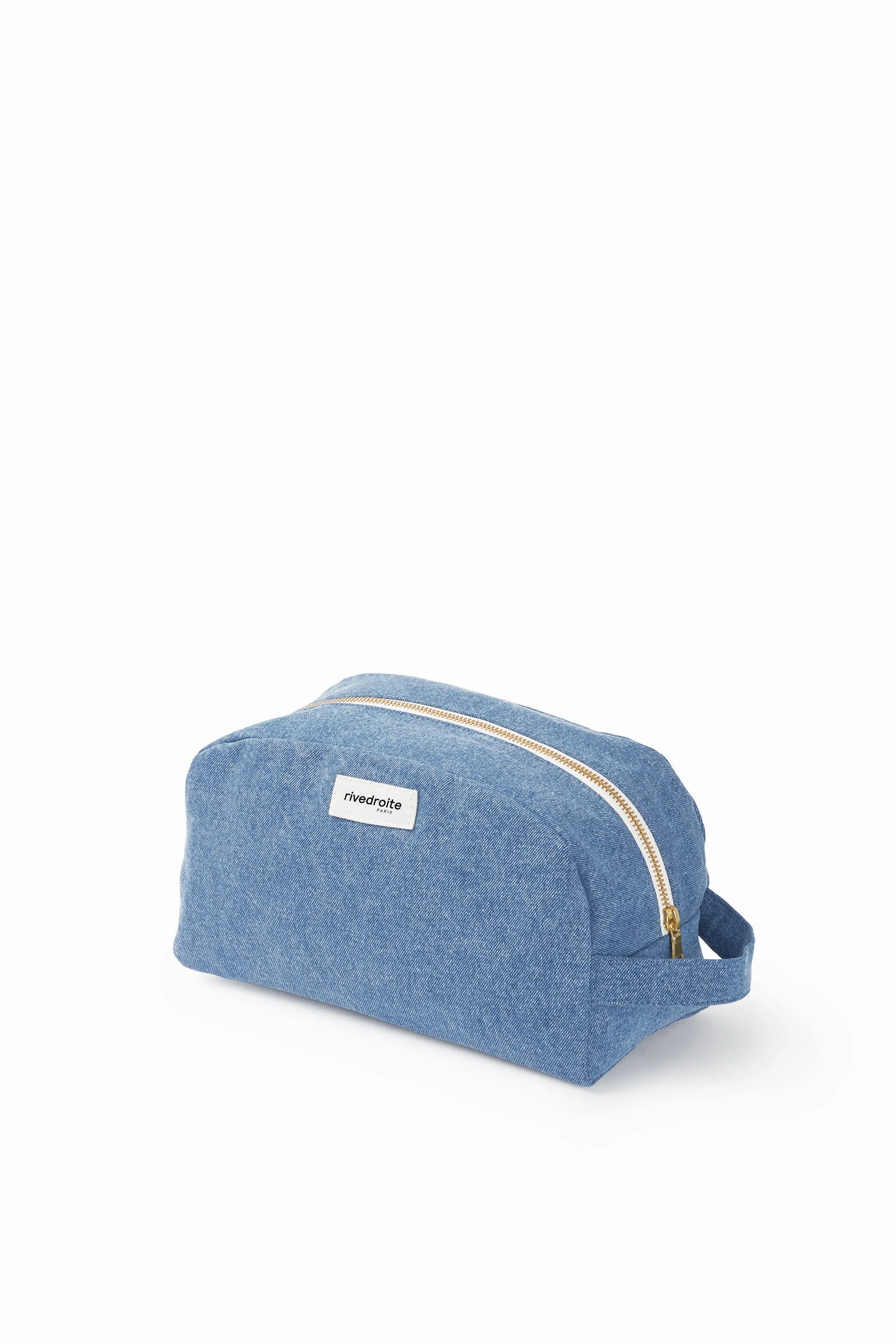 Hermel the toiletry bag - Upcycled Stonewashed Denim