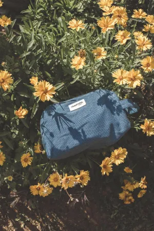 Hermel the toiletry bag - Upcycled Stonewashed Denim