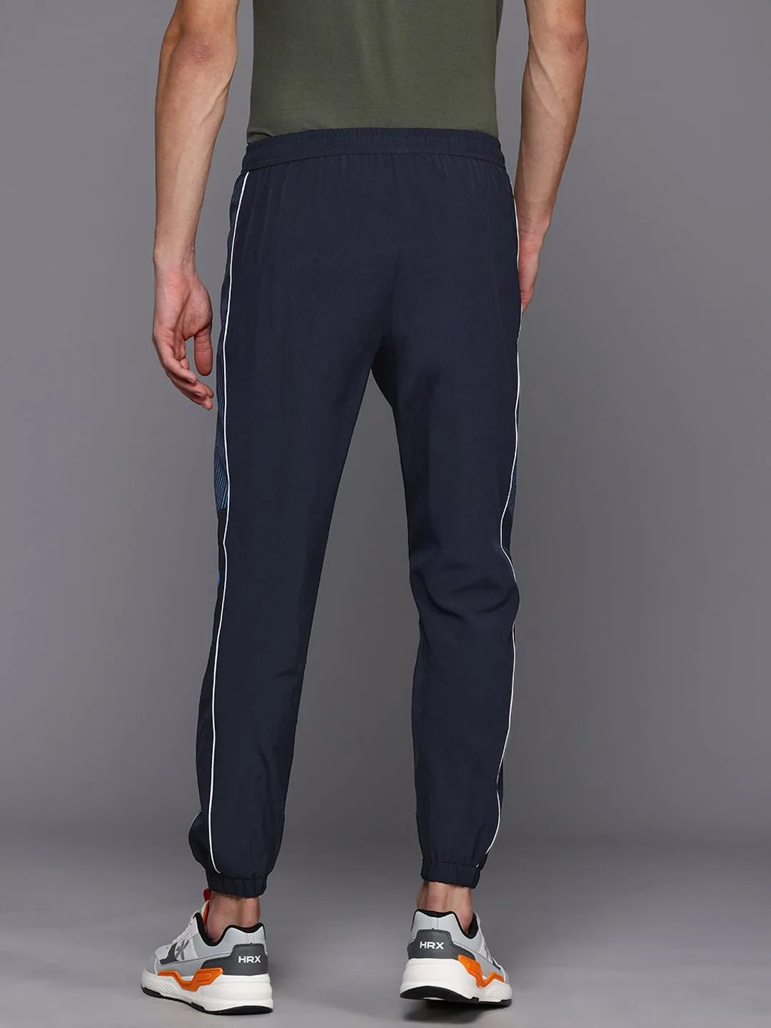 HRX by Hrithik Roshan Men Striped Detail Training Track Pants