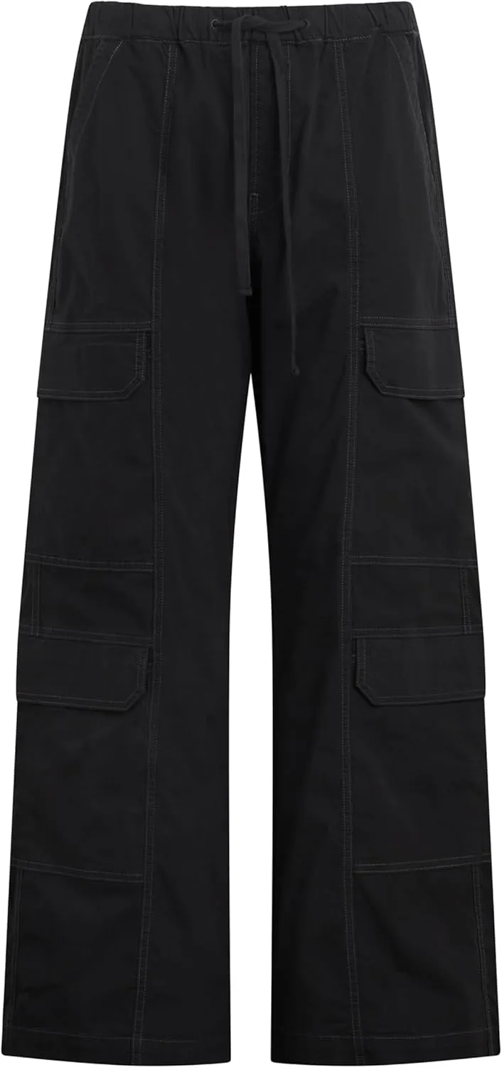 HUDSON Women's Drawstring Cargo Parachute Pant