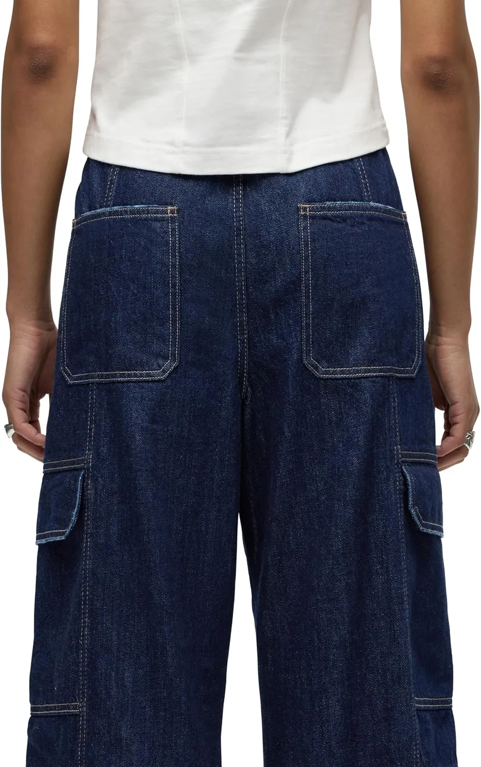 HUDSON Women's Drawstring Cargo Parachute Pant