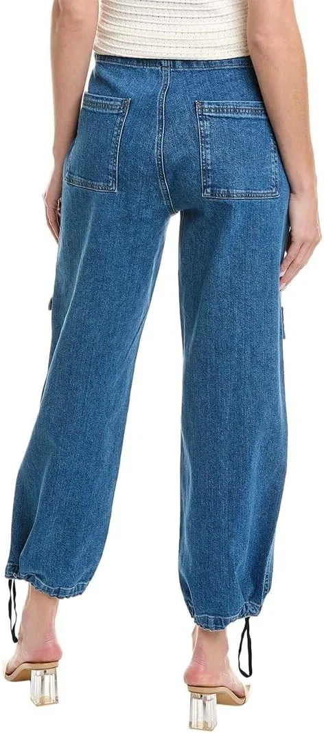 HUDSON Women's Drawstring Cargo Parachute Pant