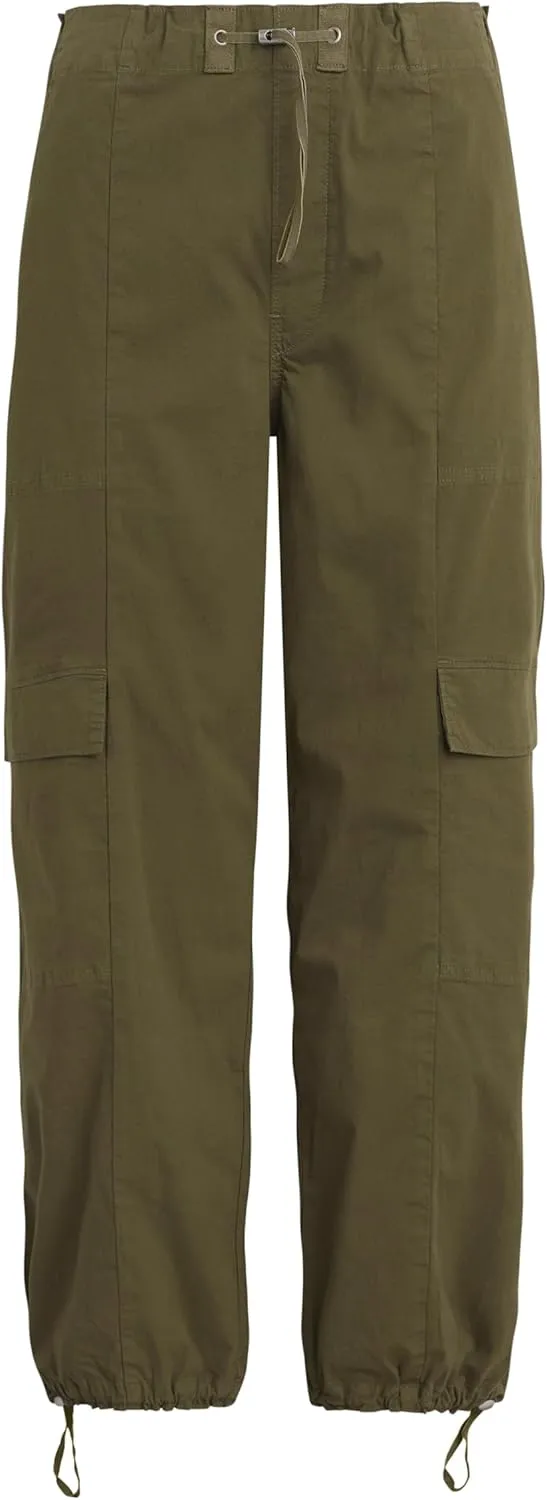 HUDSON Women's Drawstring Cargo Parachute Pant