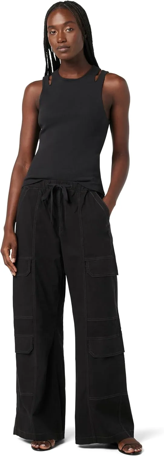 HUDSON Women's Drawstring Cargo Parachute Pant