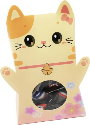 IN SELECT 10 Count Cherry blossoms Cat Gift Treat Bag Boxes with Window Paper Loot Bags For Packing Snack Cookies Candy Goodies Party Favors Weddings Christmas Halloween Easter Treats Birthday Party