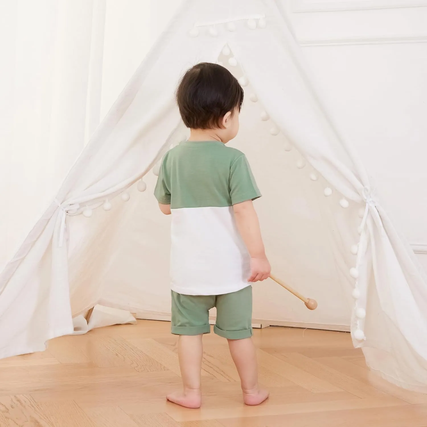 Infant Baby Boy Summer Clothes Outfit Color Block T-shirt Shorts Set Toddler Checkerboard Clothes 6 12 18 24 Months