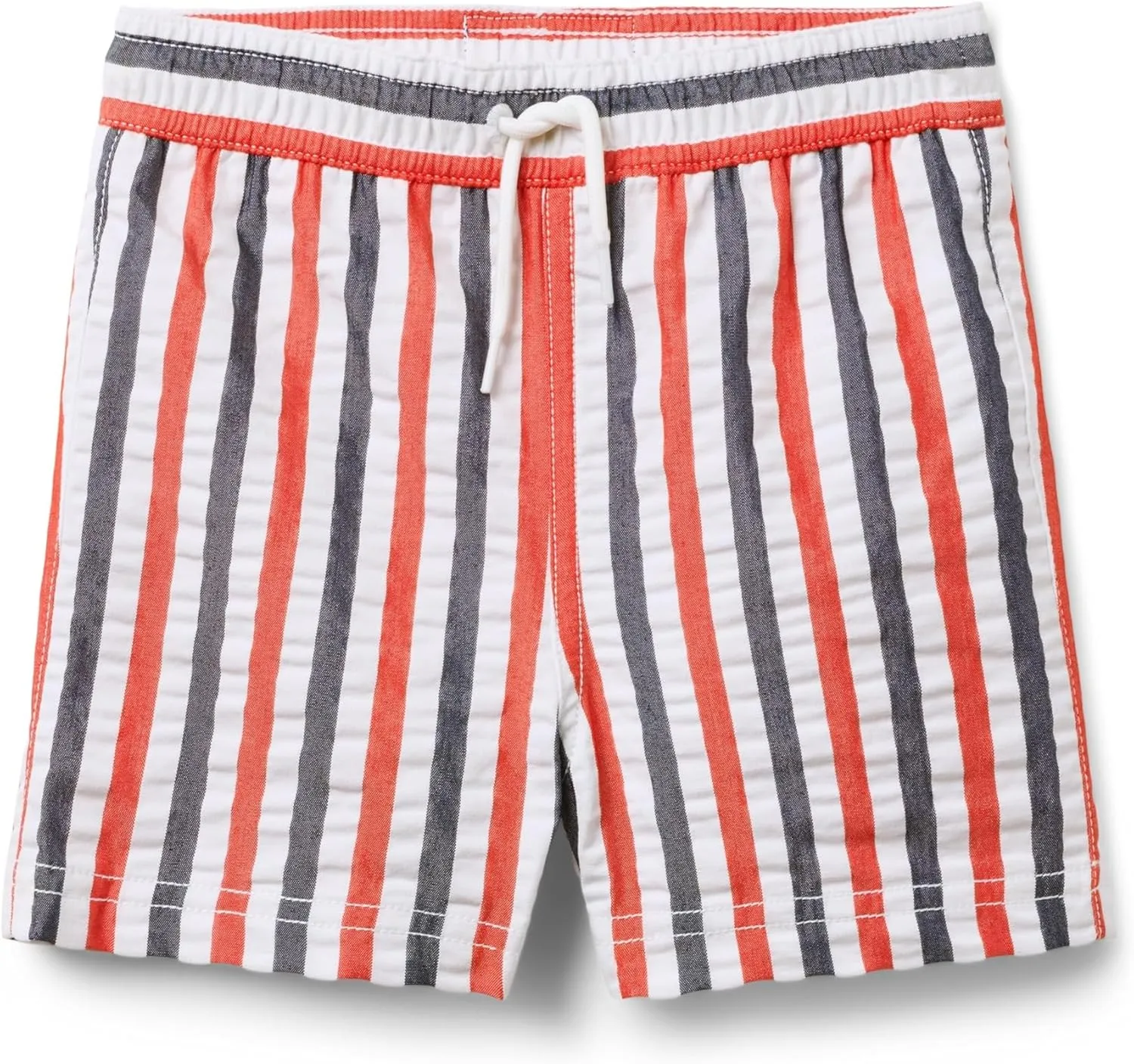 Janie and Jack Boys Seersucker Swim Trunk (Toddler/Little Big Kid)