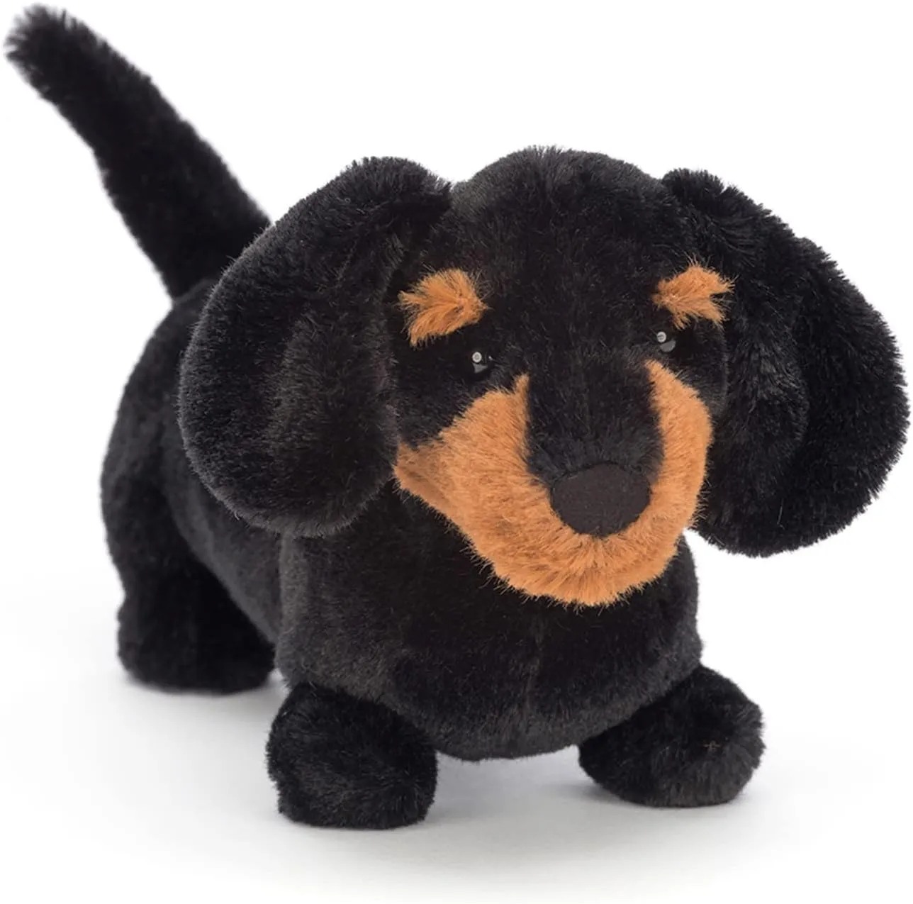 Jellycat Freddie Sausage Dachshund Wiener Dog Stuffed Animal, Small 7 inches - Dogs & Puppies Plush Toy - Classic Children's Gift