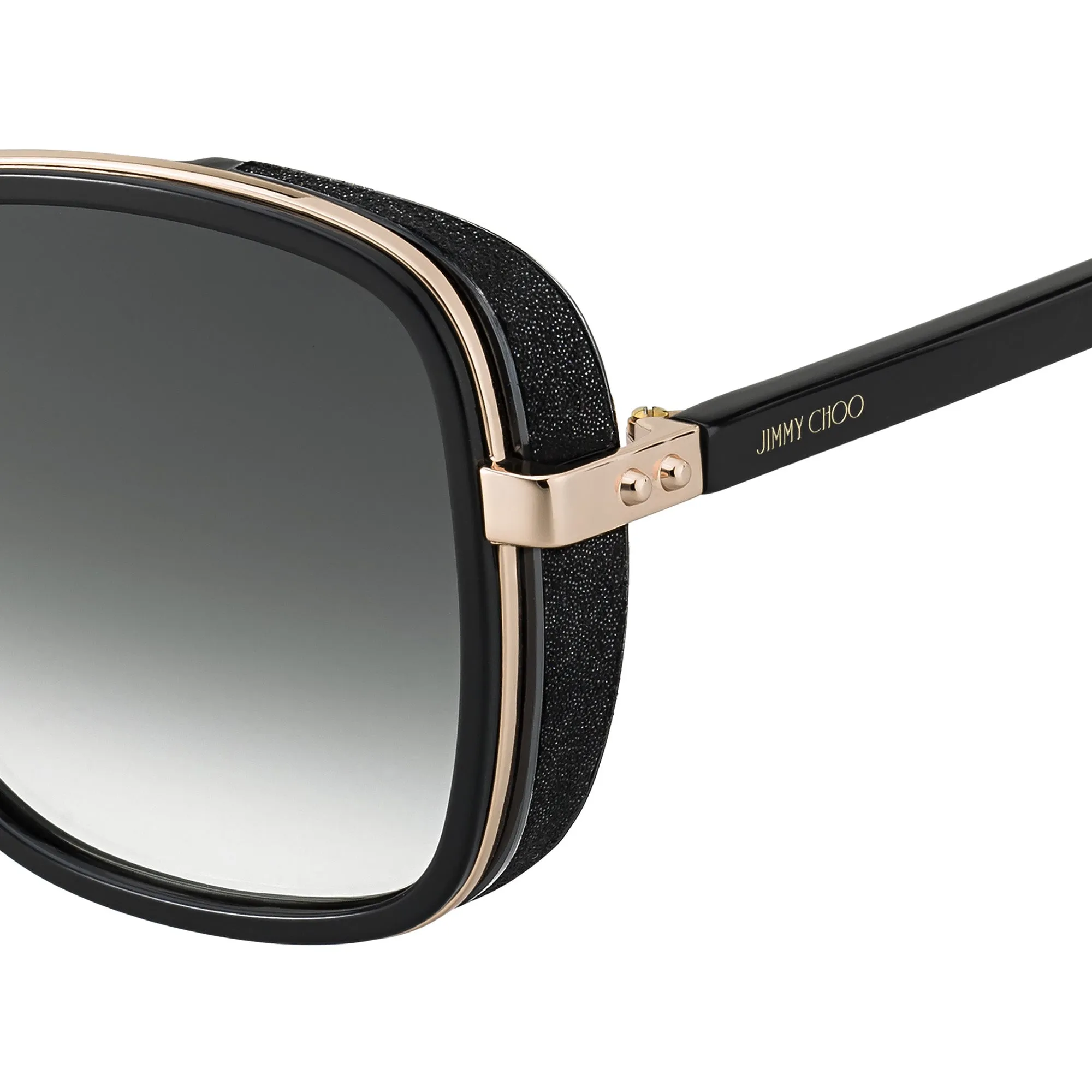 Jimmy Choo ELVA/S 2M2 549O (JC1) Women's Black Gold