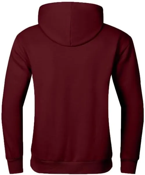 JMIERR Mens Casual Cotton Hooded Collar Drawstring Hoodies Pullover Sweatshirts Casual Long Sleeve Shirts