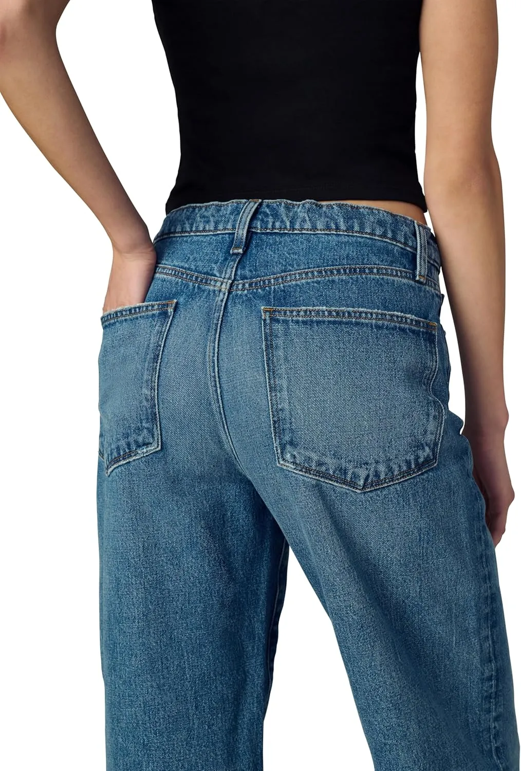 Joe's Women's The Ryan Relaxed Low Rise Straight Leg Draw Cord Denim Pant