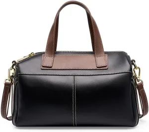 JSEIAJB Boston Women's Bag Large Capacity Leather Handbag Everything Single Shoulder Crossbody Bag Pillow Bag Female