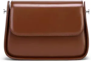 JSEIAJB Saddle Bag Female Autumn and Winter Texture Bag Design Genuine Leather Crossbody Bag Female Bag