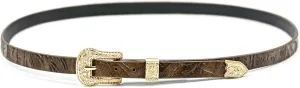 Keilin Leather Hat Bands for Women and Men Adjustable Scalloped Western Hat Bands for Cowboy Hats Fedora Hats Straw Hats