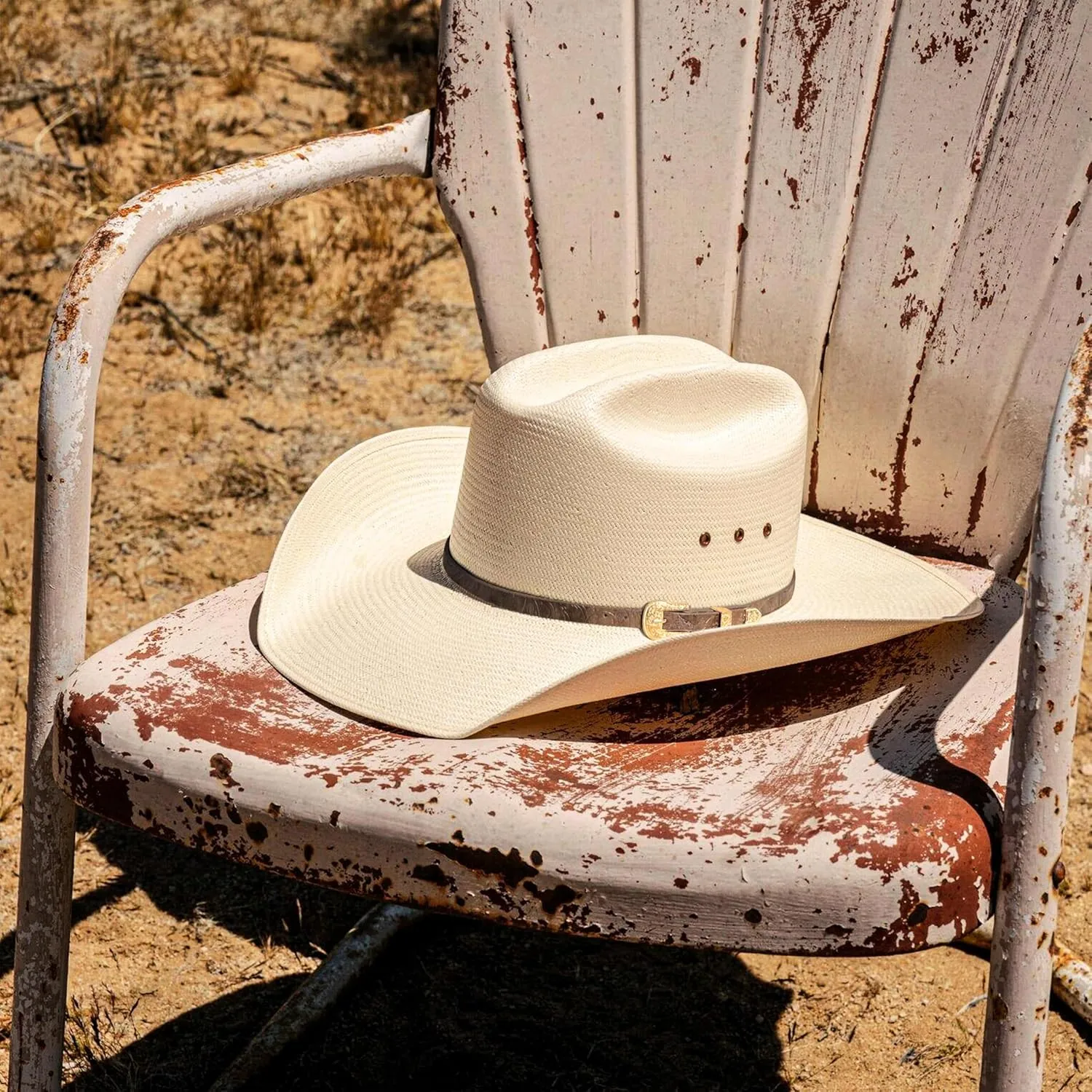 Keilin Leather Hat Bands for Women and Men Adjustable Scalloped Western Hat Bands for Cowboy Hats Fedora Hats Straw Hats