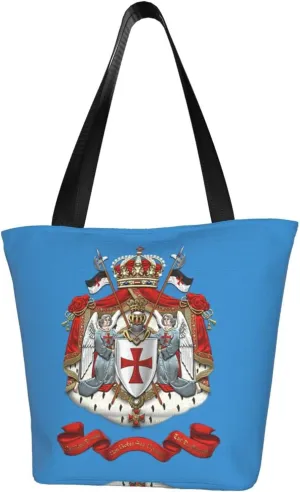 Knights Templar Coat Of Arms Flag Fashion Shoulder Bag Large Capacity For Man Or Woman