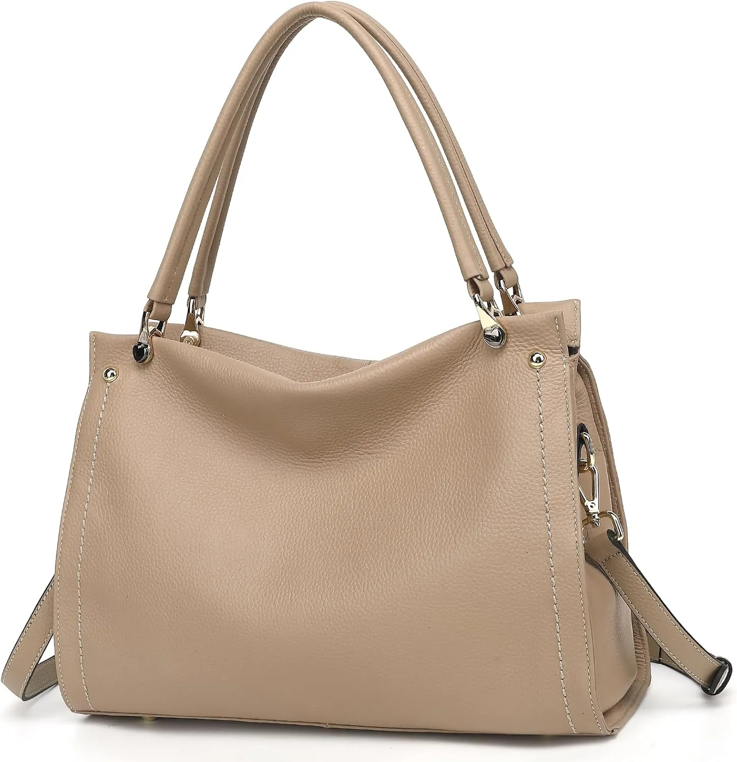 KOGTLA Women Genuine Leather Purses Handbags Tote Bag Shoulder Bag Top Handle Satchel Ladies Crossbody Hobo Bags Bucket Bag