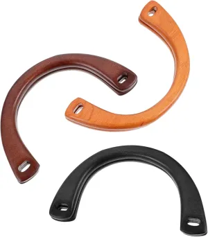 KONTONTY 6Pcs Shaped Handbag Handles Accessories for Crafting Bags Practical Purse Handles for Handbag Making