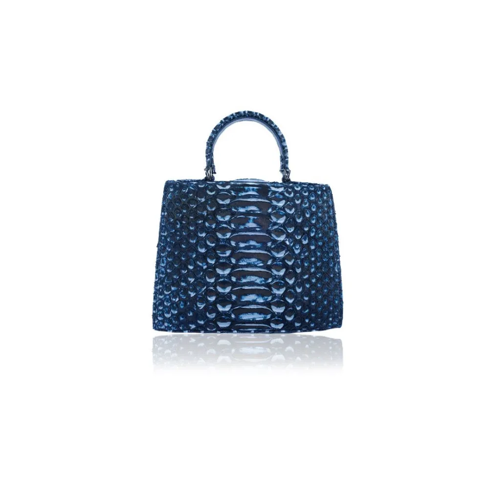 Kyra Luna Blue Washed Hand Bag