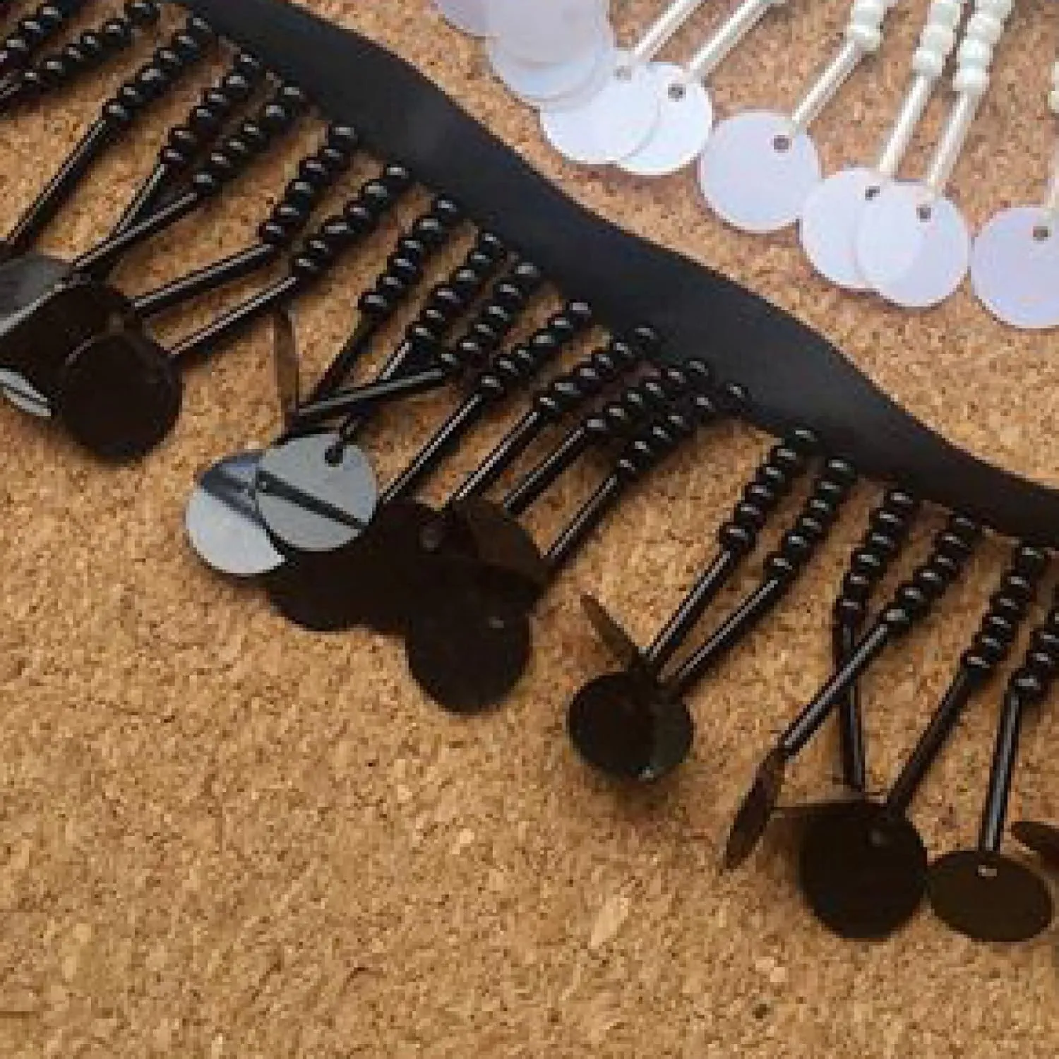 Lace Trim,Pearl Fringe Beaded Lace Trim Garment Dress Tassel Lace Decoration Shoes Ornaments Hanging Bead Curtain