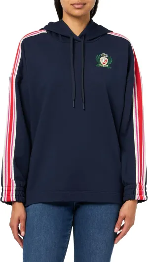 Lacoste Women's Made in France Oversized Hoodie Sweatshirt