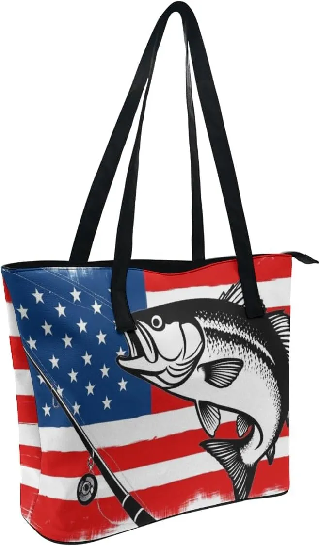 Large Capacity Shopping Bag, Women and Men Durable Casual Travel Tote Bag, Handbag with Long Handle
