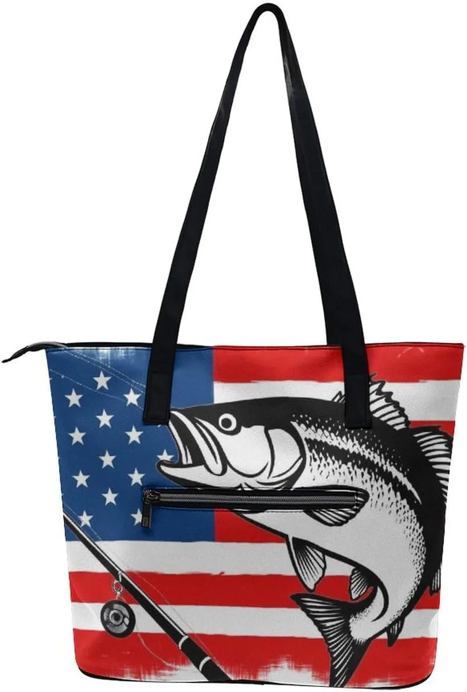 Large Capacity Shopping Bag, Women and Men Durable Casual Travel Tote Bag, Handbag with Long Handle