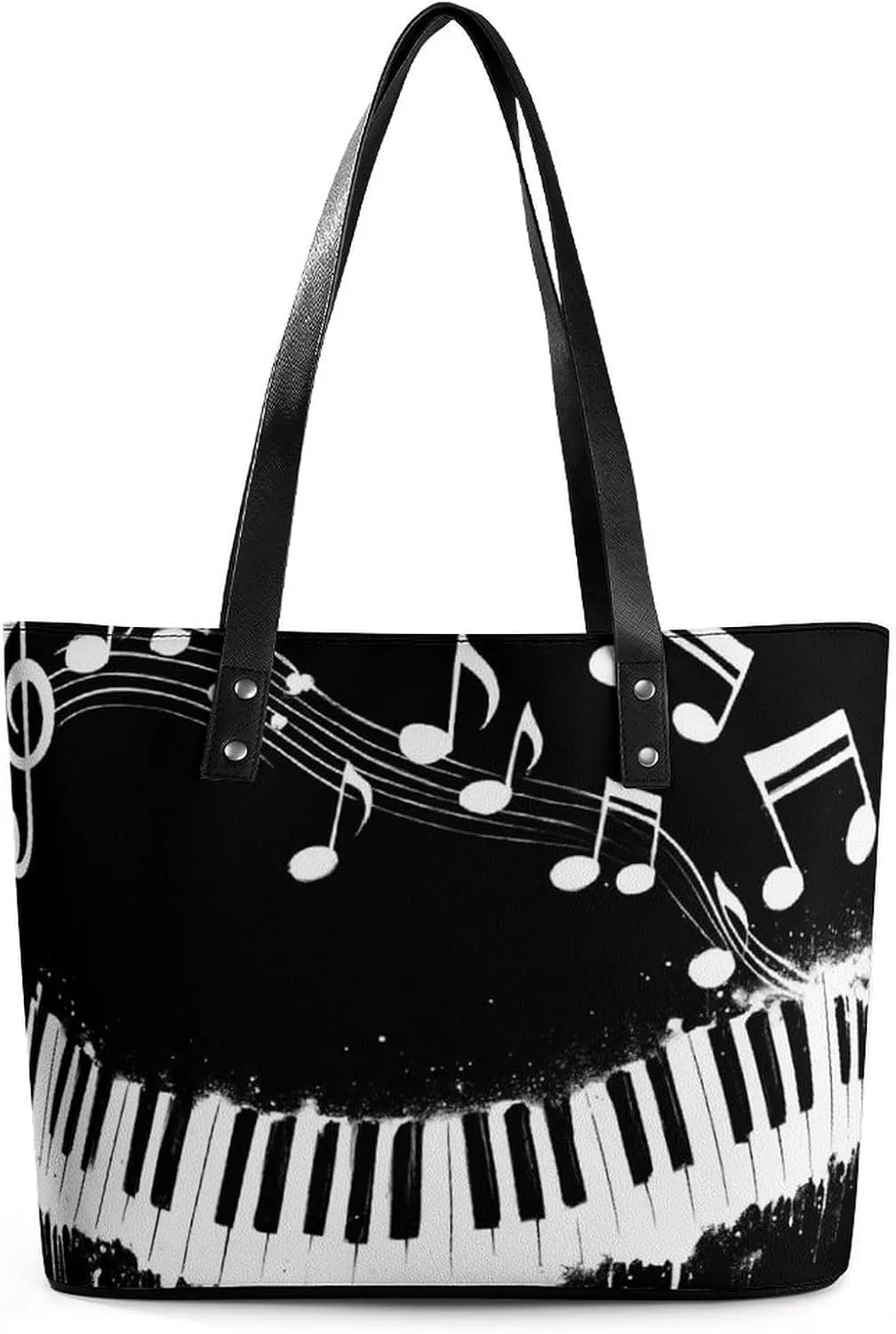 Large Capacity Shopping Bag, Women and Men Durable Casual Travel Tote Bag, Handbag with Long Handle