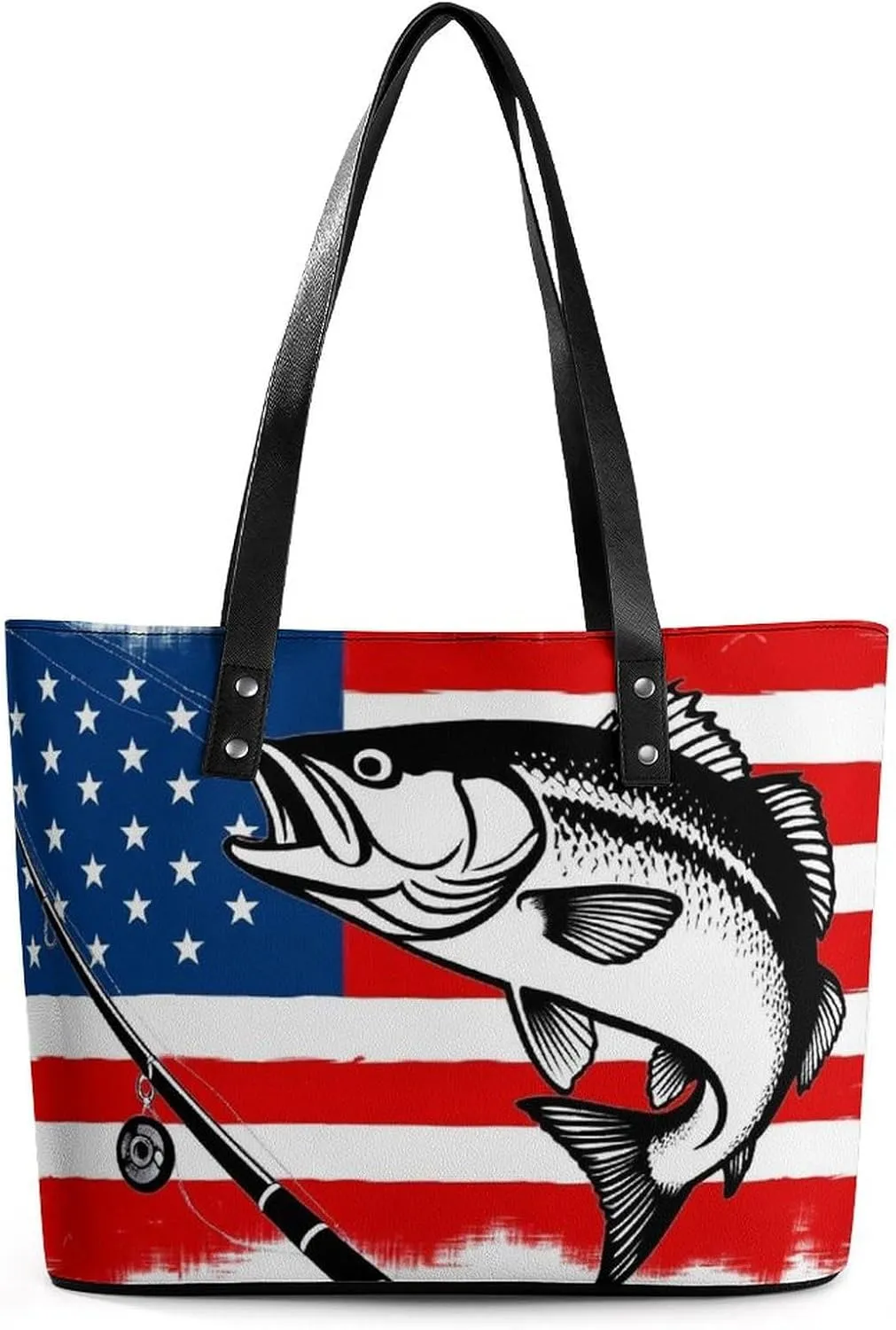 Large Capacity Shopping Bag, Women and Men Durable Casual Travel Tote Bag, Handbag with Long Handle