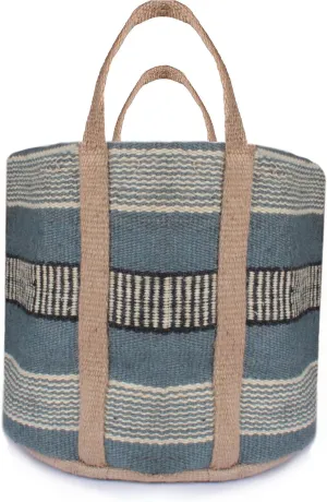 Large Reusable Hand Bags for Shopping, Tote Multipurpose Foldable Weaving Handmade Bag Jute Grocery Bag
