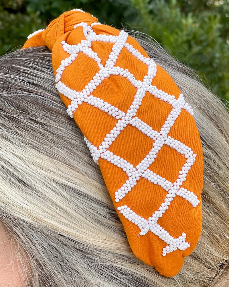 Lattice Beaded Headband