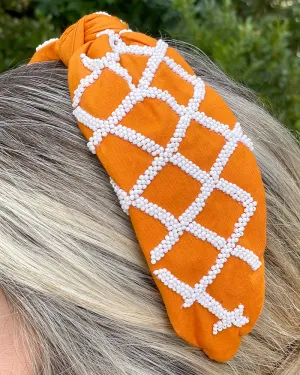 Lattice Beaded Headband