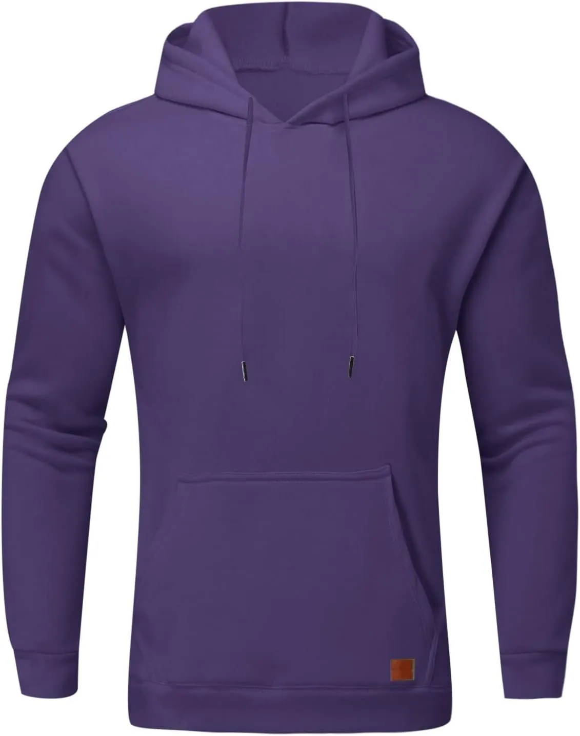 LCMTWX Mens Hoodies Pullover Casual Loose Solid Hooded Sweater Top Pullover Hooded Sweatshirt for Men Heavyweight Fleece