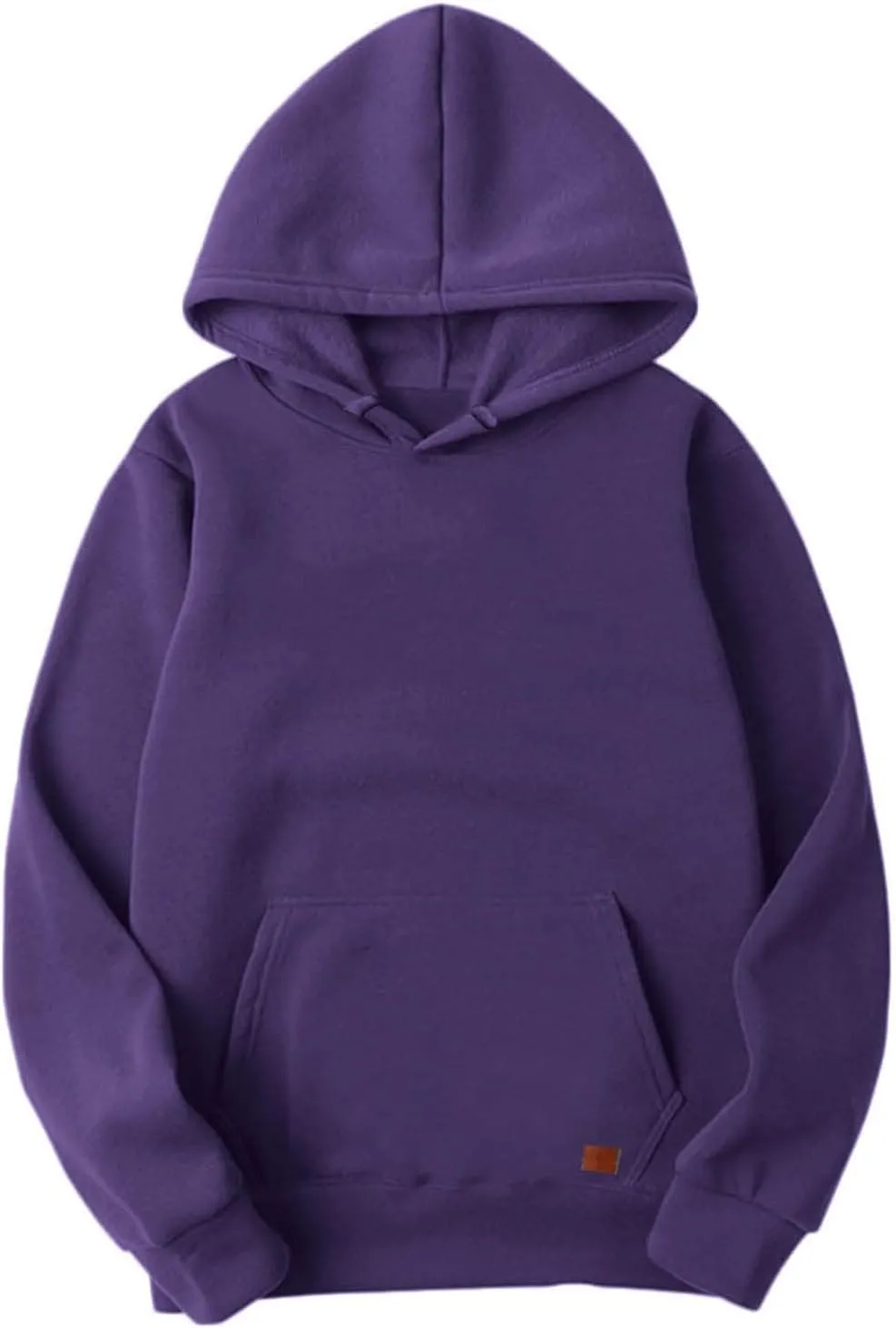 LCMTWX Mens Hoodies Pullover Casual Loose Solid Hooded Sweater Top Pullover Hooded Sweatshirt for Men Heavyweight Fleece