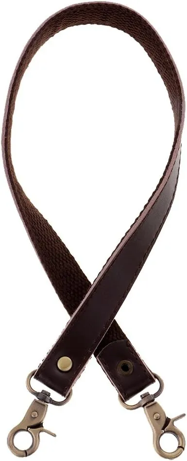 Leather Bag Replacement Shoulder Bag 60cm - Brown, 60cm(Deep Coffee)