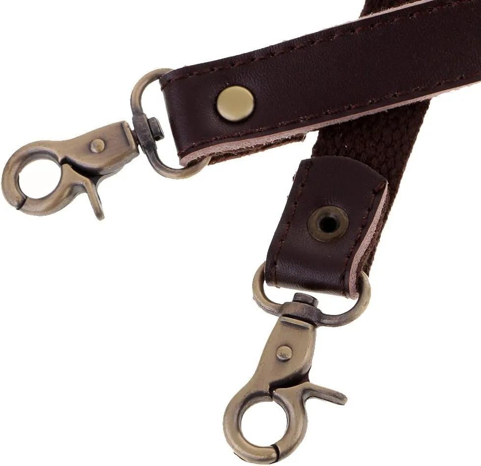 Leather Bag Replacement Shoulder Bag 60cm - Brown, 60cm(Deep Coffee)