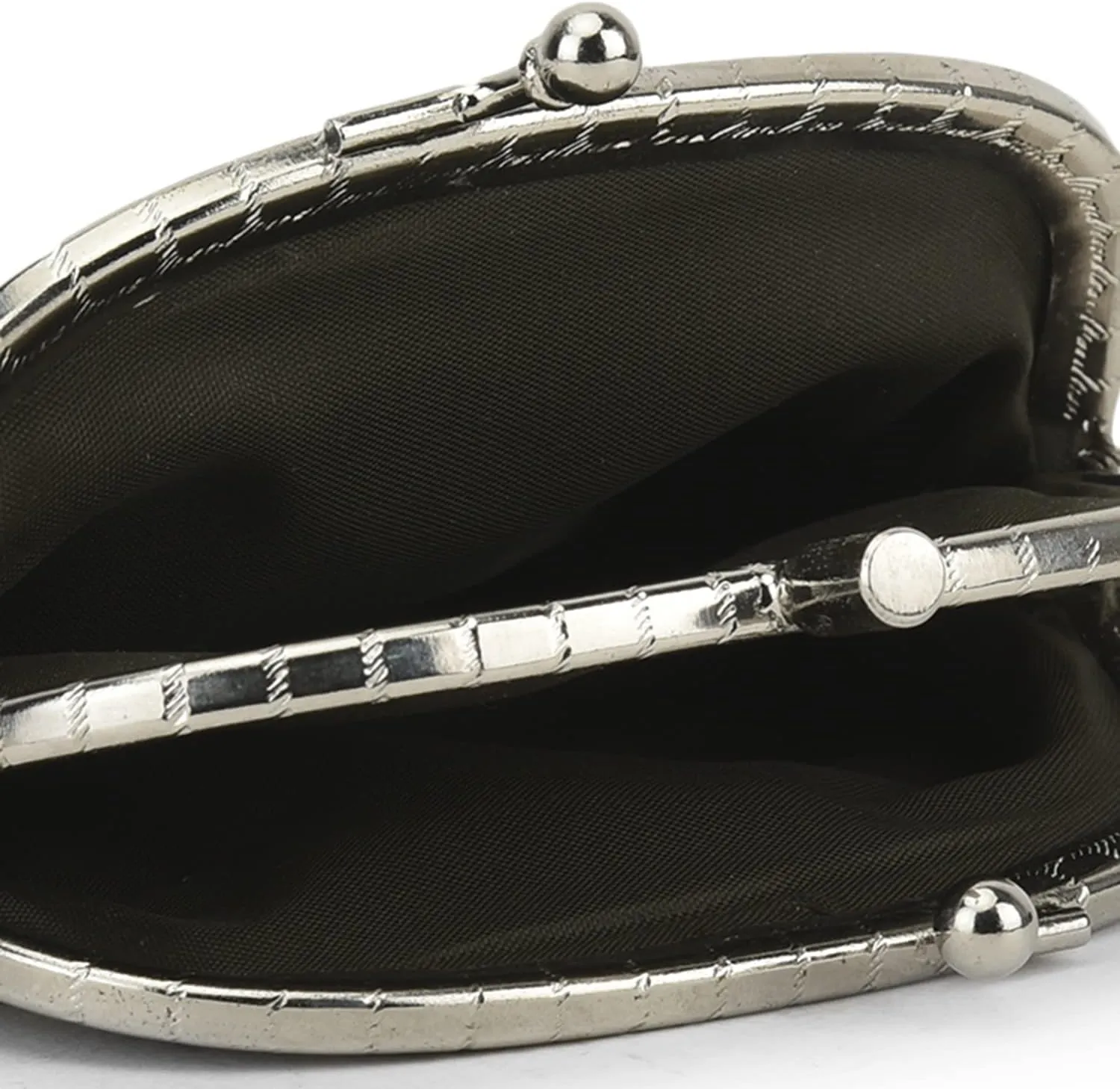 LeatherBoss Coin Purse Double Frame With Zipper Pocket (Army Green)