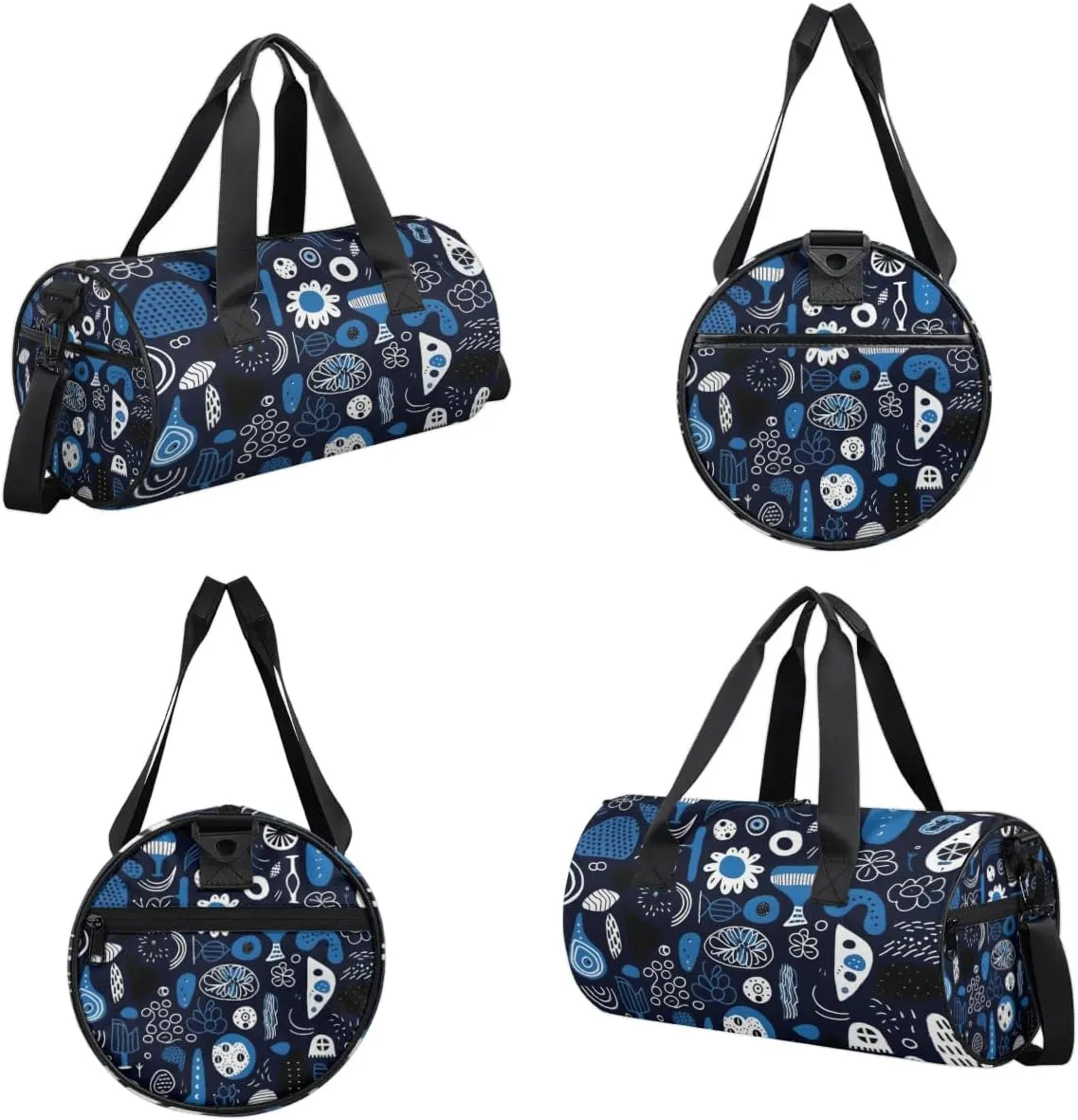 Lightweight Travel Duffle Bag Abstract Pattern Gym Bag for Women Men Stylish Small Duffle Bag for Fitness Yoga Travel Overnight Sport