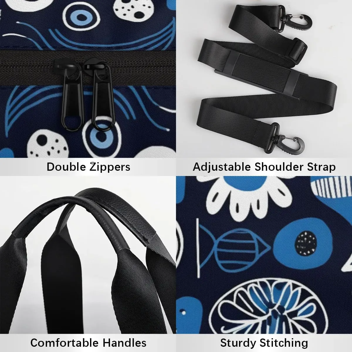 Lightweight Travel Duffle Bag Abstract Pattern Gym Bag for Women Men Stylish Small Duffle Bag for Fitness Yoga Travel Overnight Sport