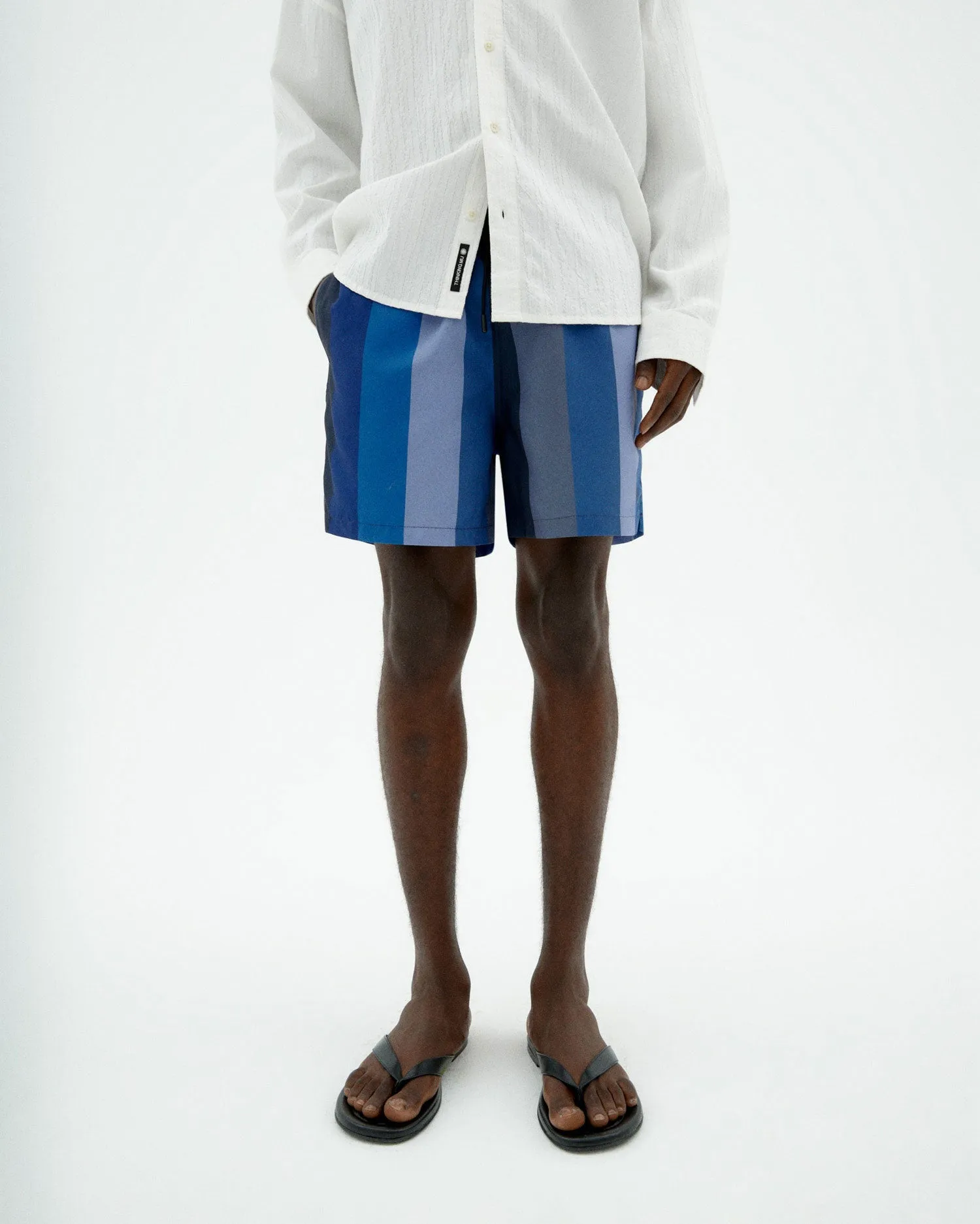 Limpopo Swim Shorts Blue Striped