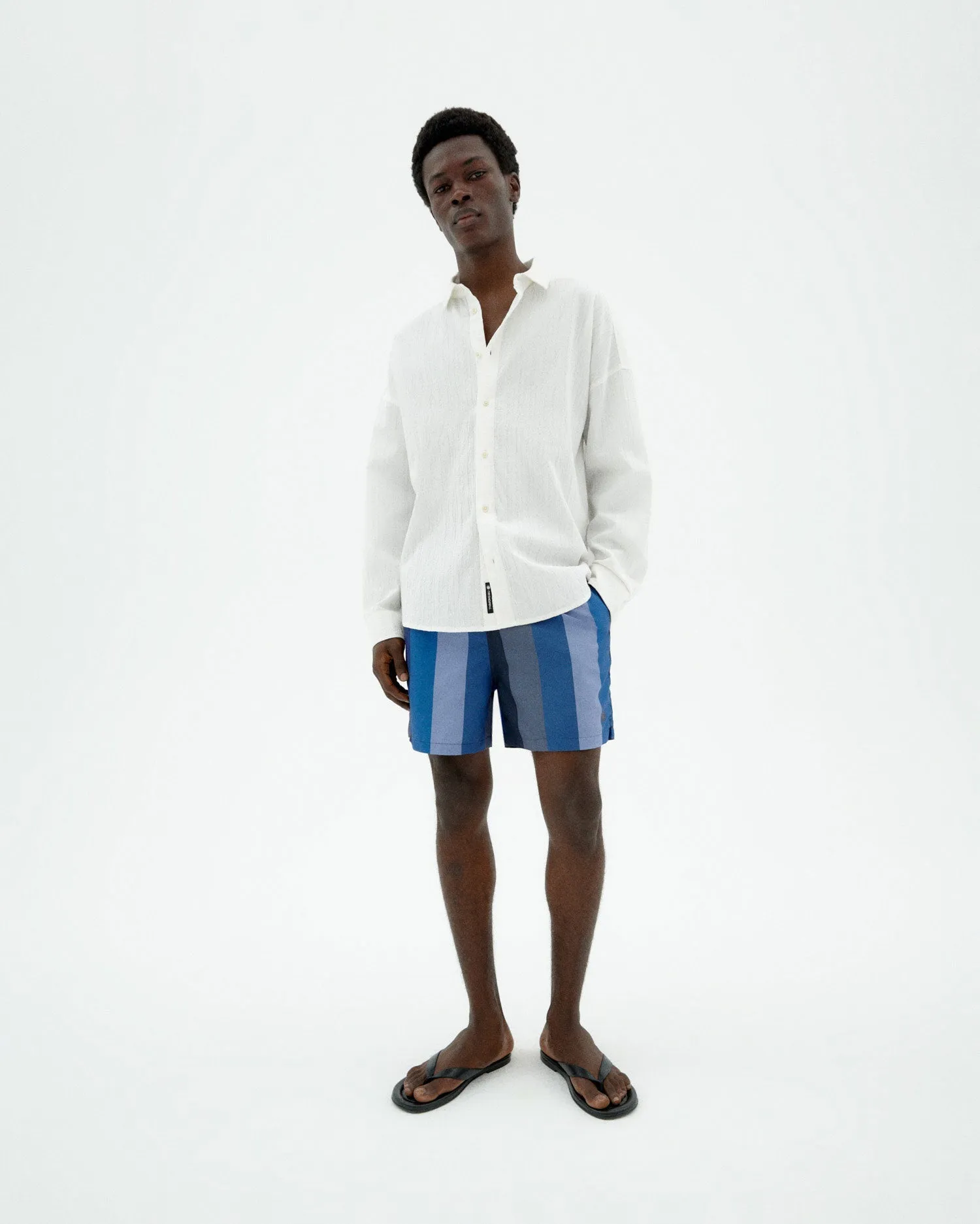 Limpopo Swim Shorts Blue Striped