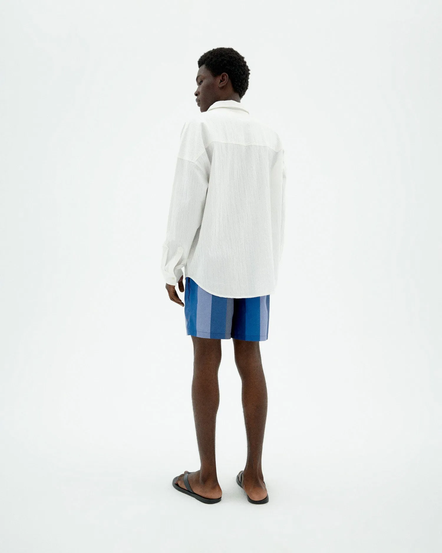 Limpopo Swim Shorts Blue Striped