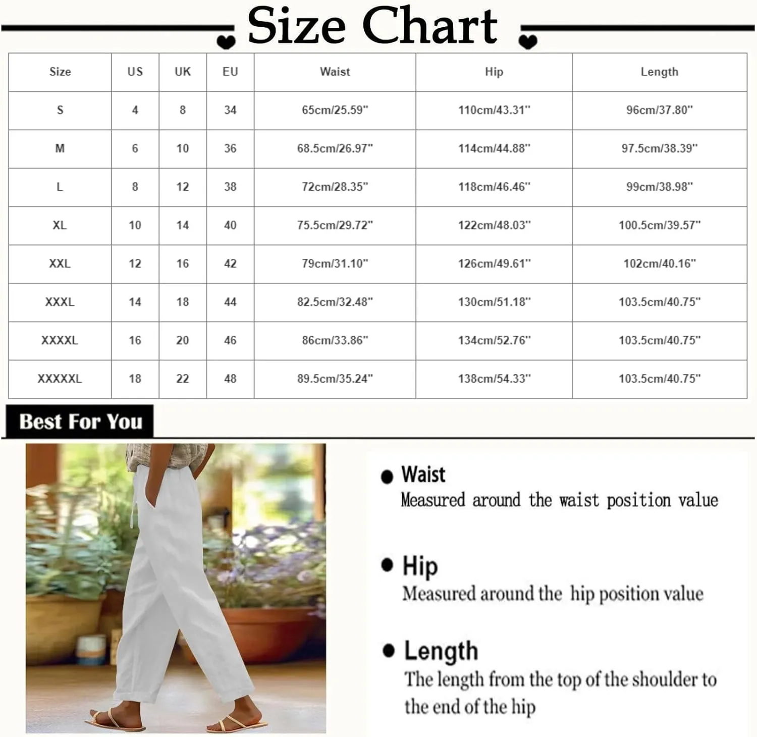 Linen Pants Women High Waisted Elastic Drawstring Beach Loose Lightweight Wide Leg Trousers Casual Palazzo Pant